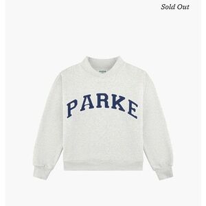 Parke Grey and Navy OG Varsity Mockneck L/XL